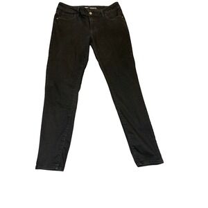 Old Navy Rockstar Low Rise Black Skinny Jeans Women Size 12